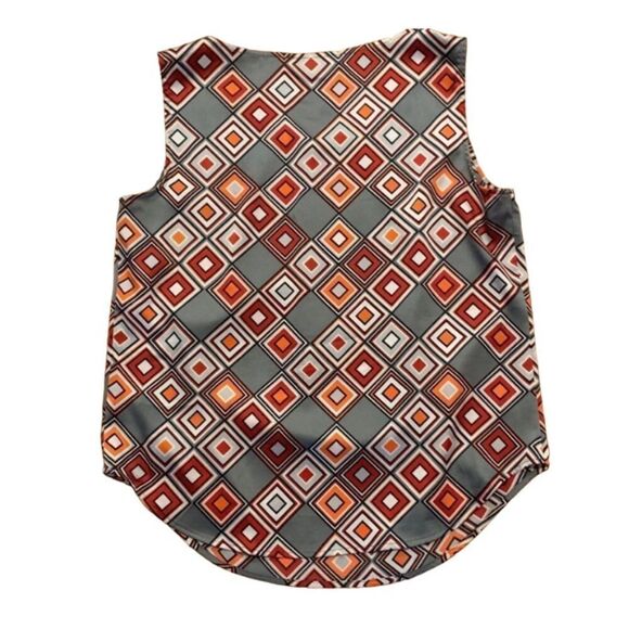 Nine West Suit Separates Geometric Print Sleeveless Top – Size M - Picture 4 of 6